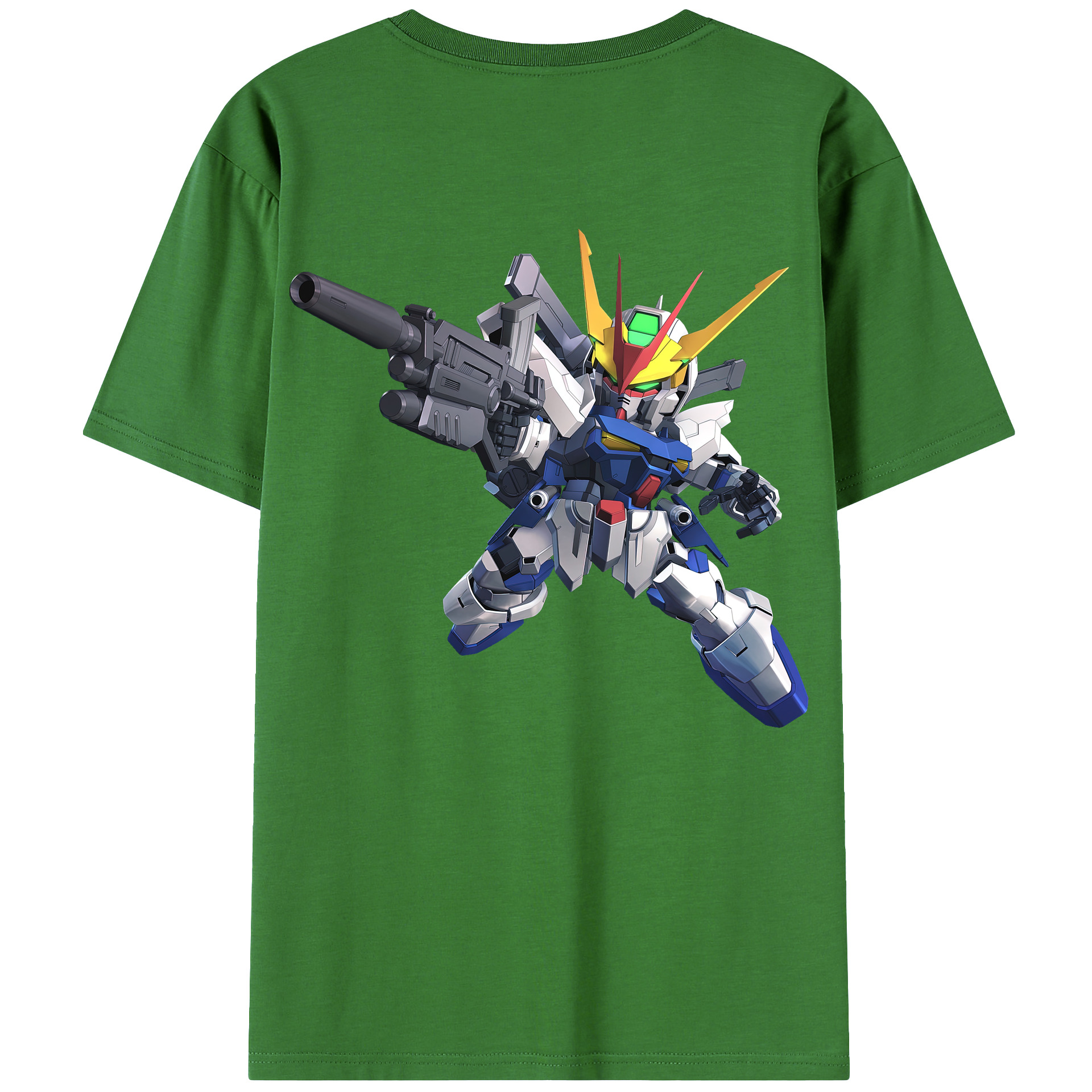 （画像用） 機動戦士ガンダム Mobile Suit Gundam レディース半袖Tシャツ(バックプリント)